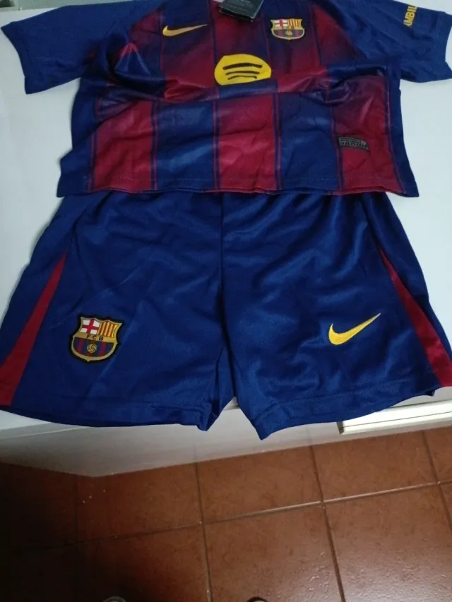 Equipación Barça Infantil