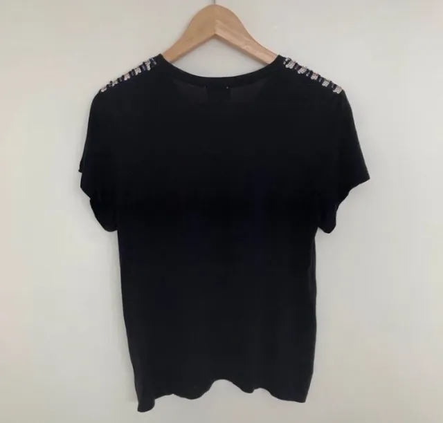 Camiseta manga corta con lentejuelas Bimba y Lola