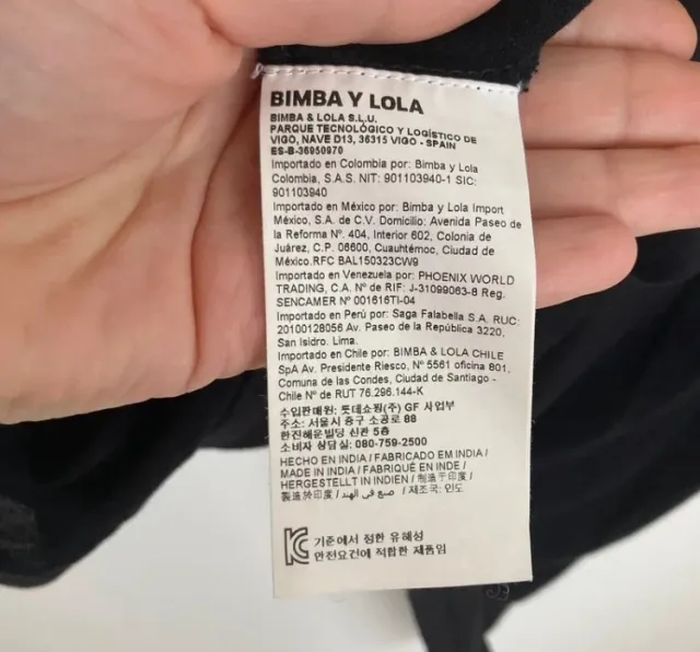 Camiseta manga corta con lentejuelas Bimba y Lola