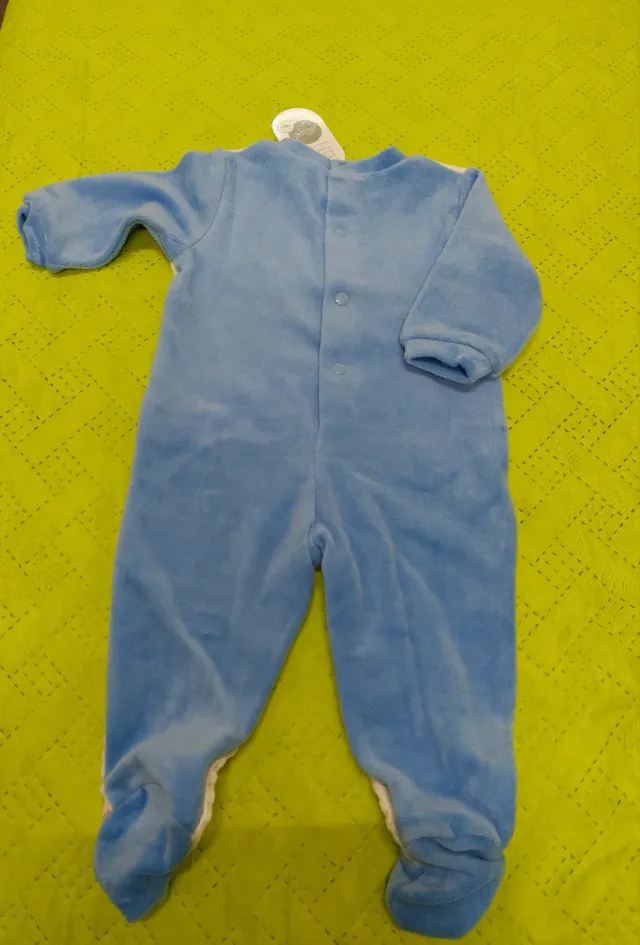 Tutina ciniglia neonato 3 mesi nuova