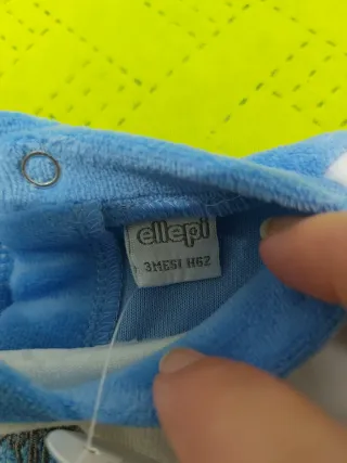 Tutina ciniglia neonato 3 mesi nuova