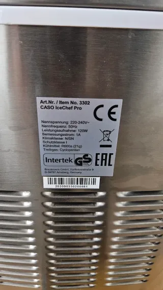 Máquina de Hielo Icechef PRO 3302