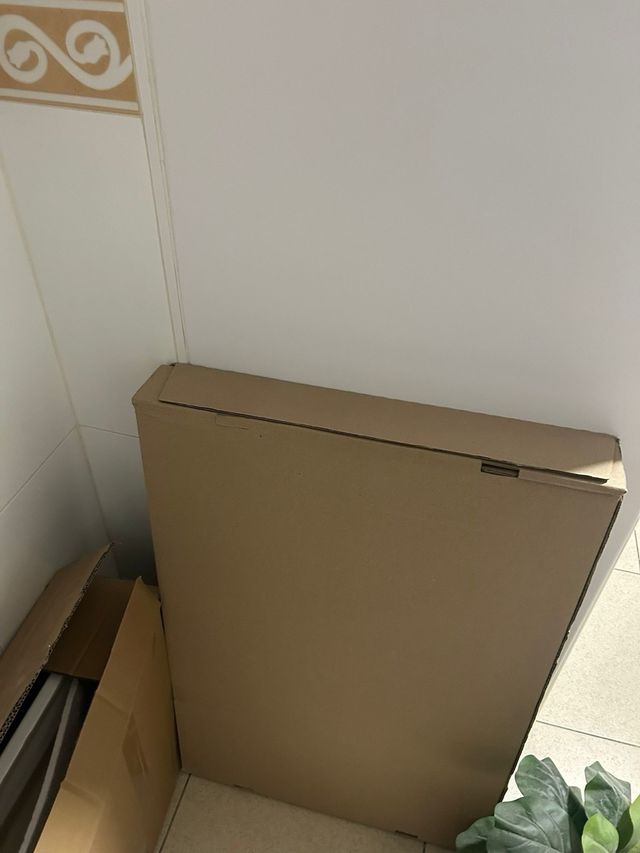 Mueble de baño blanco 80x45 con lavabo