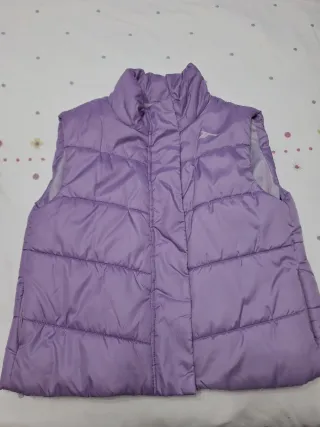 Chaleco acolchado morado