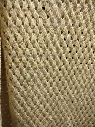 Jersey rejilla amarillo .50 de hombros y65 de larg