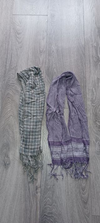 Sciarpe per collo bambino grigio e viola