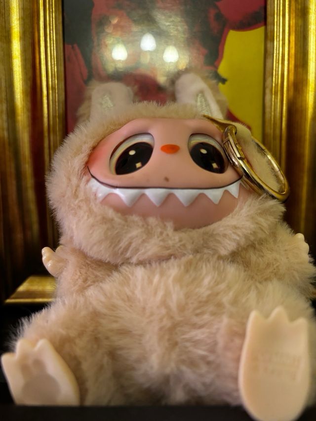 LABUBU Peluche con Anello Portachiavi