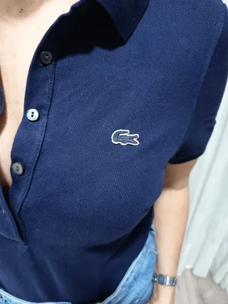 Polo Lacoste Talla L Azul