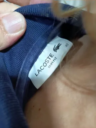 Polo Lacoste Talla L Azul