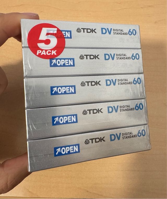 Cintas MiniDV TDK 60 Minutos