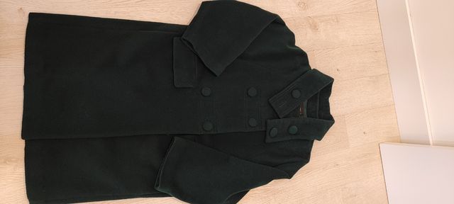 Abrigo Lana Purificación García Verde