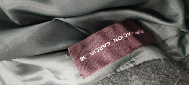 Abrigo Lana Purificación García Verde