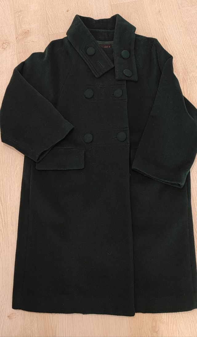 Abrigo Lana Purificación García Verde