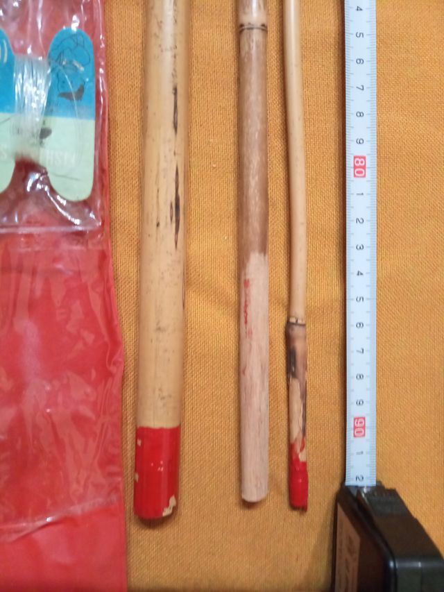 Caña de pescar vintage infantil