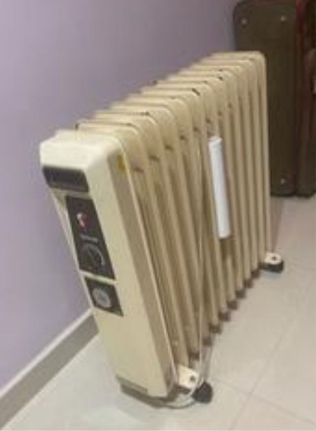 Radiador eléctrico beige