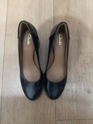 Zapatos Clarks Talla 36.5 Negros