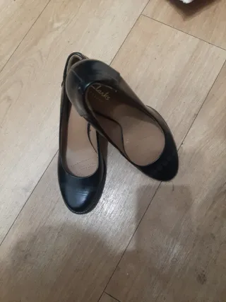 Zapatos Clarks Talla 36.5 Negros