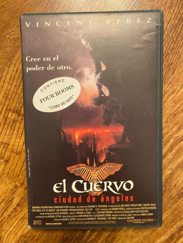 El Cuervo: Ciudad de Ángeles VHS