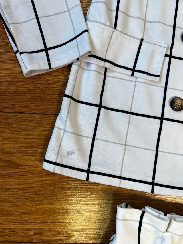 Conjunto Blazer y Shorts Cuadros