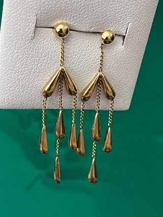 Pendientes Lágrimas Oro 18 Quilates