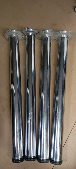 4 gambe inox regolabili