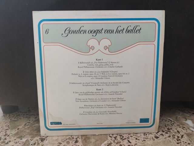 Vinilo Gouden oost van het ballet