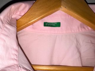 Camisa rosa United Colors of Benetton Talla XS