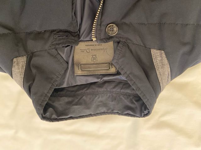Abrigo Massimo Dutti Azul/Gris