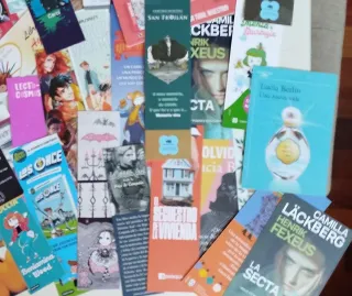 Lote 40 marcapáginas variados