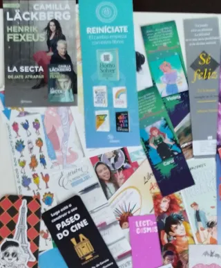 Lote 40 marcapáginas variados