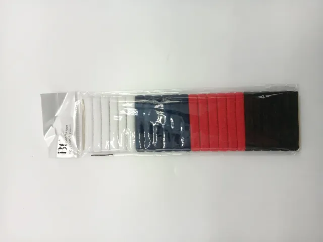 Coleteros BF 24uds Blanco, Azul, Rojo, Negro