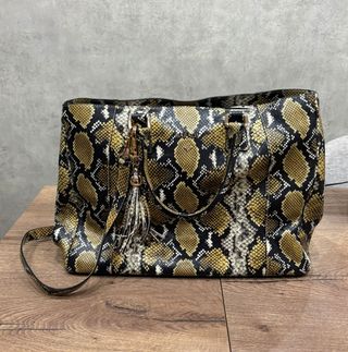 Bolso de Piel Marca Barada Multicolor