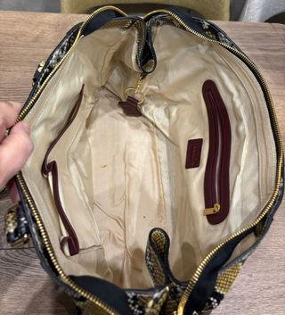 Bolso de Piel Marca Barada Multicolor