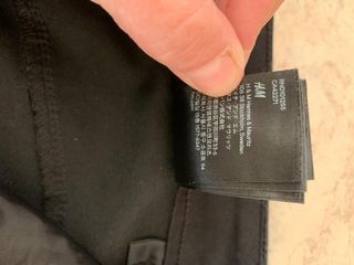 Pantalone slim a vita alta nero per donna H&M