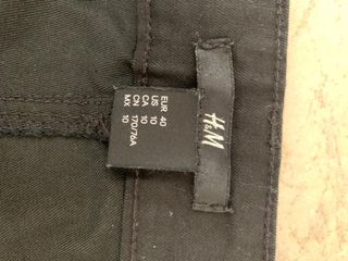 Pantalone slim a vita alta nero per donna H&M