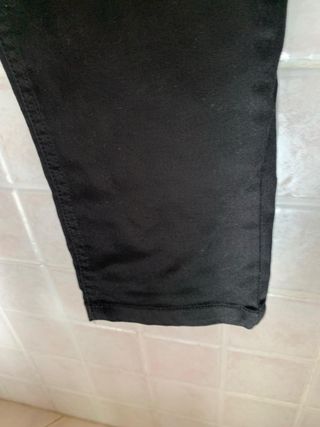 Pantalone slim a vita alta nero per donna H&M