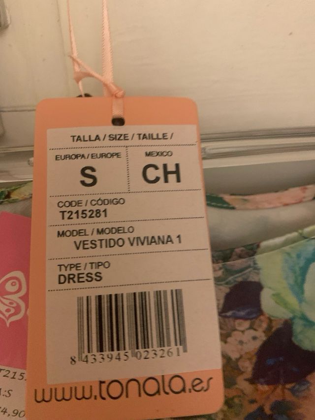 Vestido Borbayela Raso Talla M