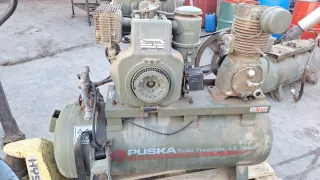 Compresor PUSKA con motor LOMBARDINI