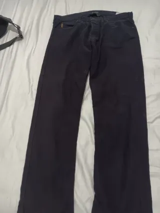 Pantalón tipo vaquero Armani, Hombre Talla 38 negr