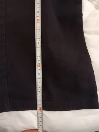 Pantalón tipo vaquero Armani, Hombre Talla 38 negr