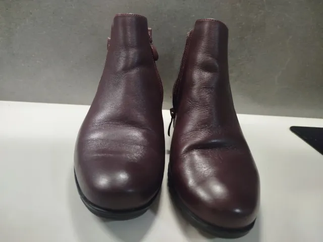 Botines Mujer Invierno Granate