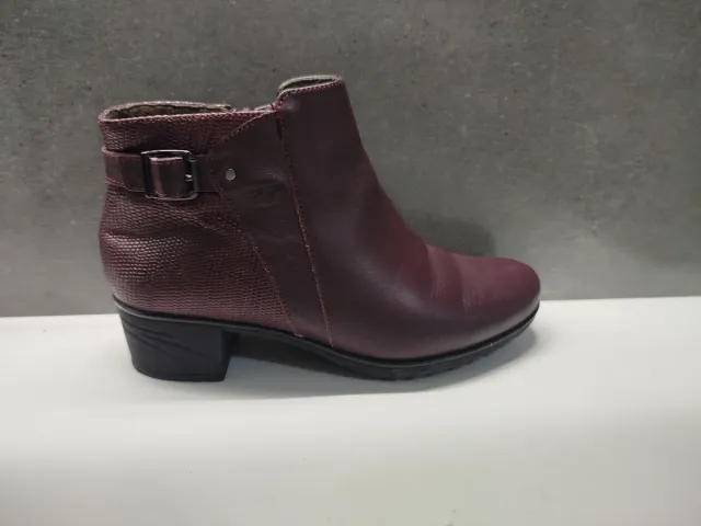 Botines Mujer Invierno Granate