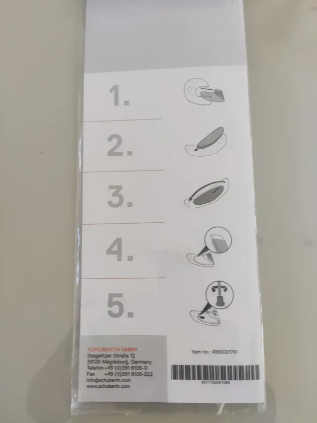 Pinlock Antivaho Schuberth 