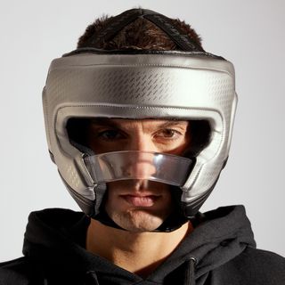 Casco boxeo abierto con barra proteccion nasal NEW