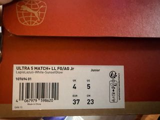 Scarpe calcio Puma ULTRA 5 FG/AG Jr 37