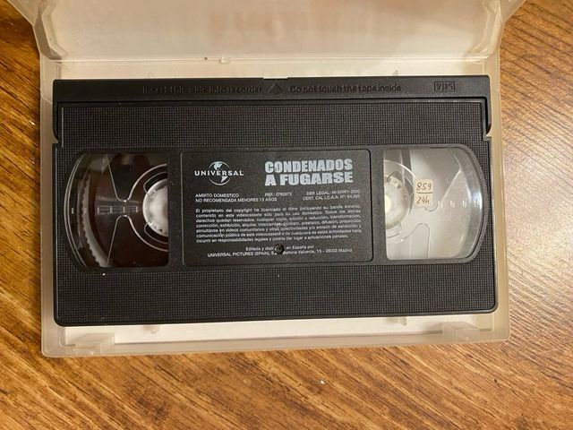 Condenados a Fugarse VHS (Life)