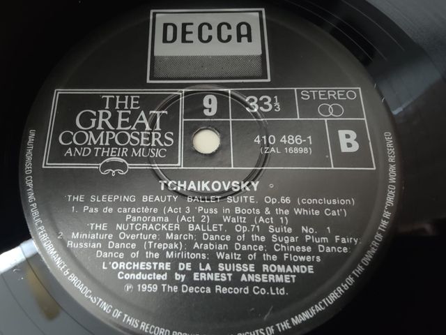 Vinilo Tchaikovsky Ballet Music Decca