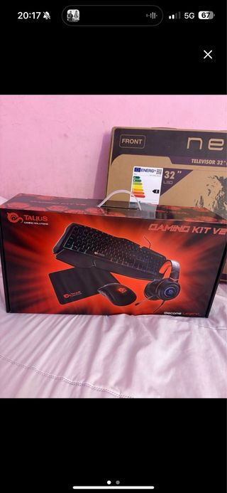 Kit Gaming Talius Tastiera, Mouse e Cuffie