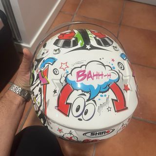 Casco Moto SHIRO Diseño Dibujos