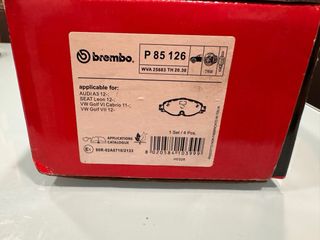 Pastillas Freno Brembo P 85 126 Delanteras